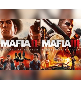 Mafia II + Mafia III: Definitive Edition Steam Key EUROPE